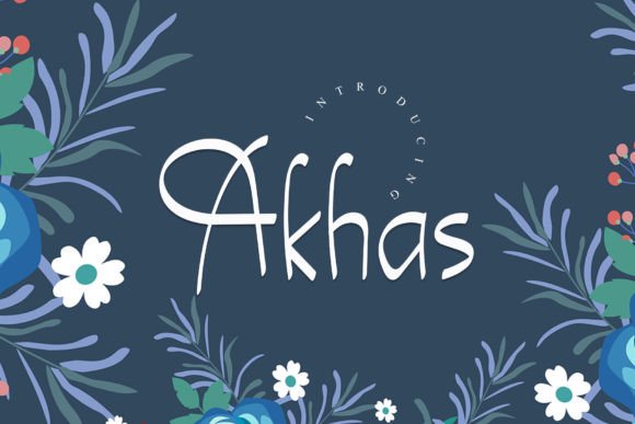 Akhas: The Handwritten Font That Elevates Your Brand