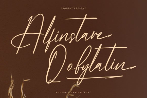 Alfinstare Qobylatin Font for Web Design