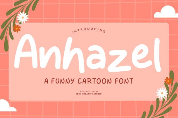 Anhazel Font: The Playful Typeface for Handmade Brands