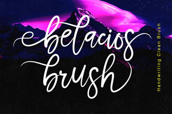Belacios Brush: The Script Font for Marketers
