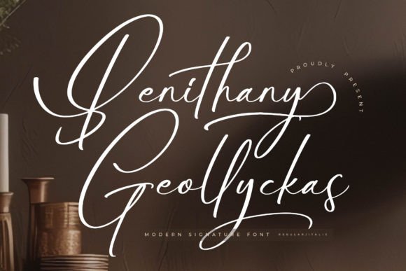 Benithany Geollyckas Font for Business Branding