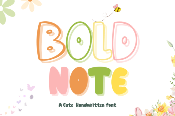 Bold Note: The Handwritten Font for Makers