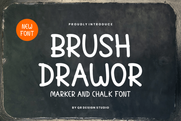 Boost Campaign Clarity with the Brush Drawor Typeface
