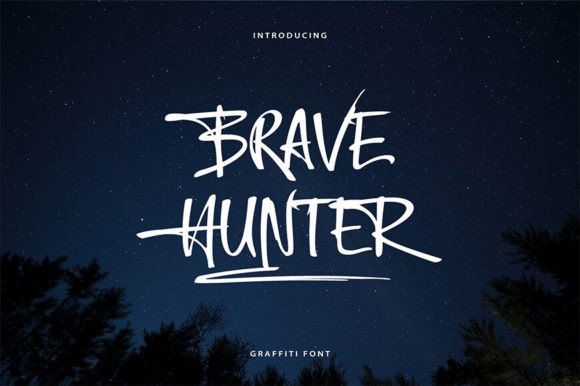 Brave Hunter: The Bold Typeface for High-Impact Campaigns