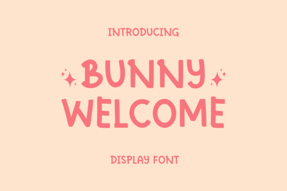 Bunny Welcome: A Playful Typeface for Branding Projects