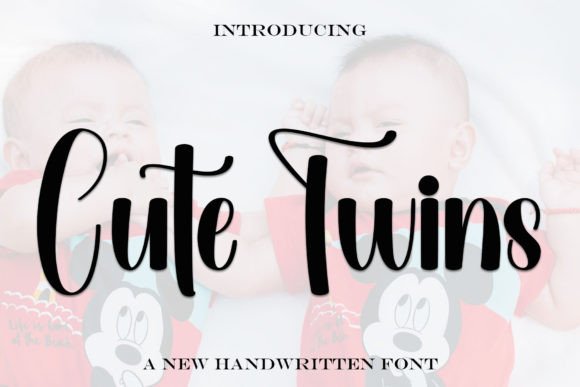 Cute Twins: The Handwritten Font for Crafters