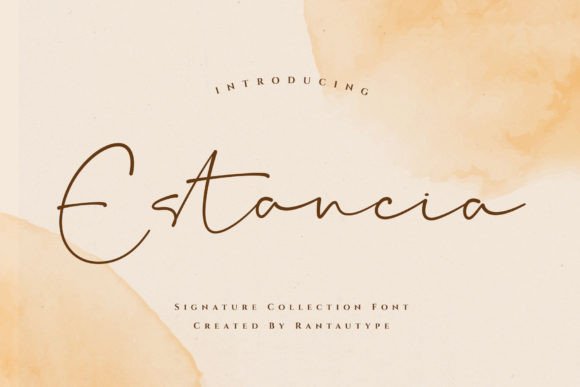 Estancia Font: Elevating Web Design with Elegant Script