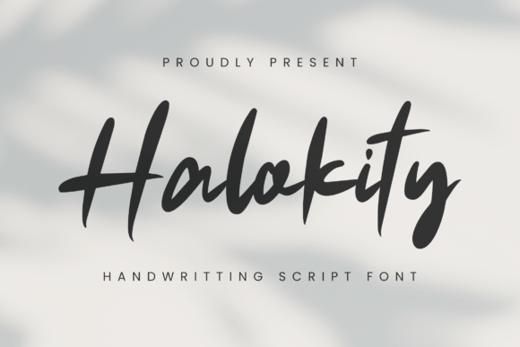 Halokity: A Fluid Script Font for Authentic Branding