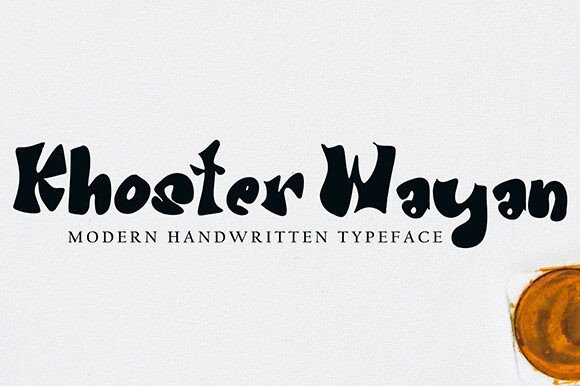 Khooster Wayan: A Quirky Display Font for Web Design