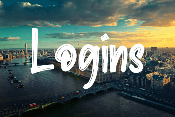 Logins: A Handwritten Font for Editorial Design