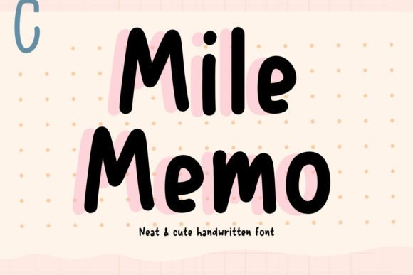 Mile Memo Font: Elevating Web Design with Handwritten Charm