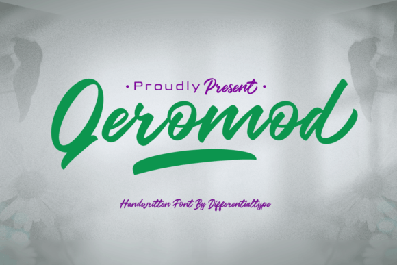 Qeromod: The Audacious Script Font for Bold Campaigns