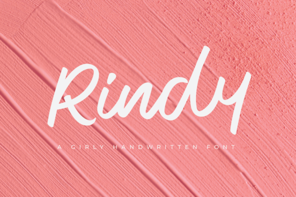 Rindy: A Charming Script Font for Editorial Design