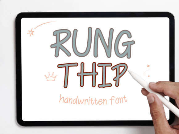 Rungthip: A Friendly Handwritten Font for Editorial Design