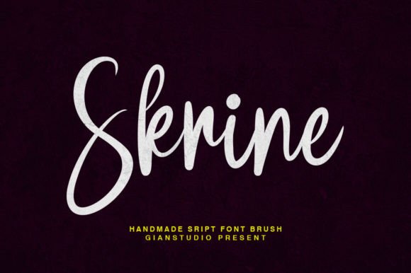 Skrine: The Elegant Handwritten Font for Makers