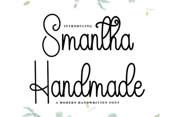 Smantha Handmade: The Script Font That Elevates Small Brands