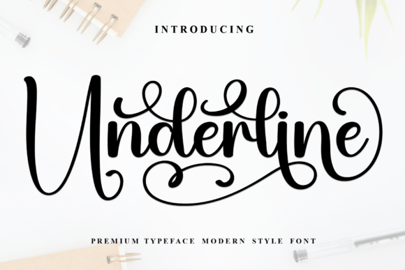 Underline: A Timeless Handwritten Font for Editorial Design