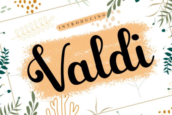 Valdi: A Handwritten Font to Elevate Your Brand Identity