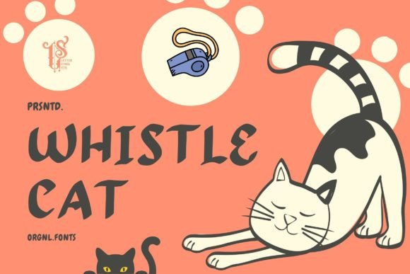 Whistle Cat: A Retro Typeface for Editorial Charm