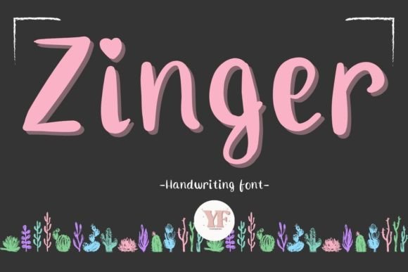 Zinger: The Handwritten Font That Makes Campaigns Pop